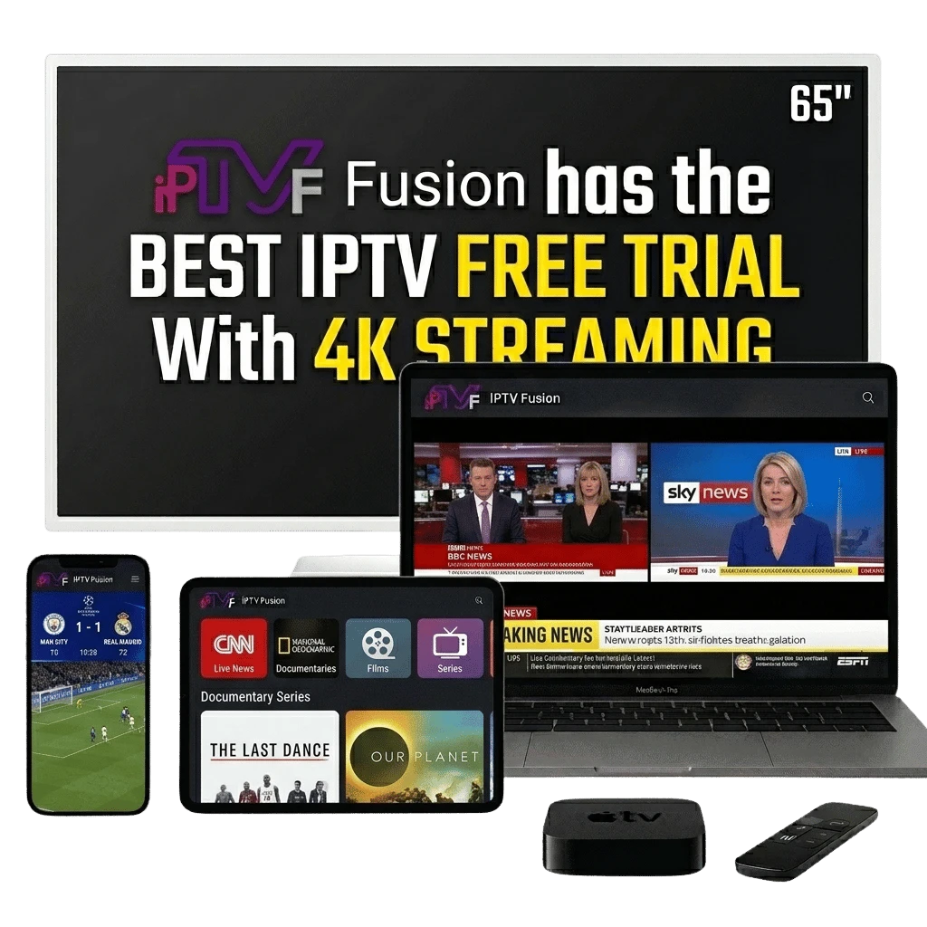 Best IPTV Free Trial 4K Streaming