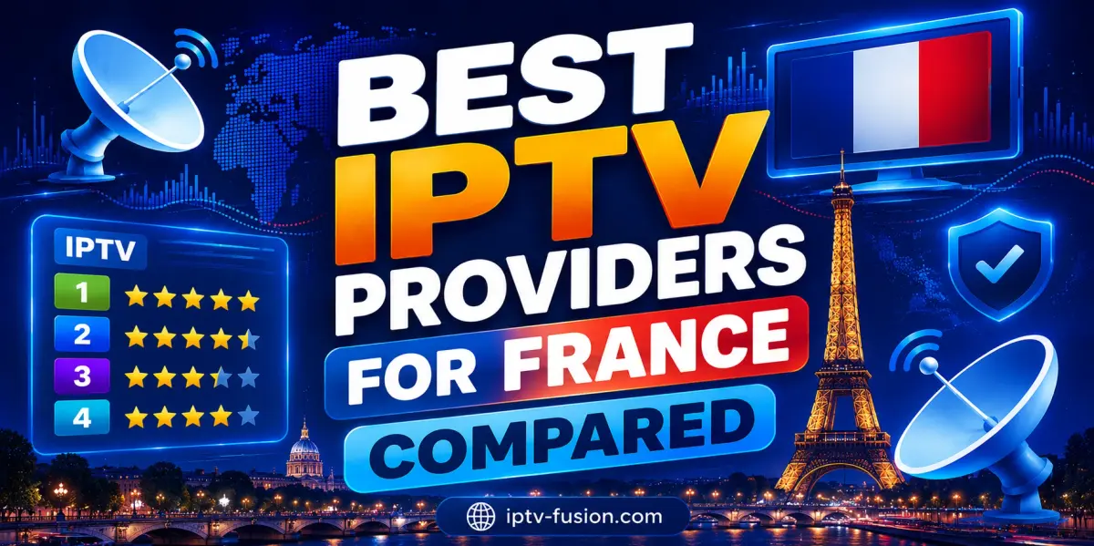 French IPTV channel lineup — TF1, M6, Canal+, beIN Sports, RMC Sport