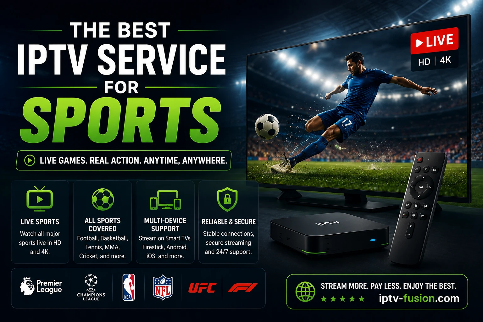 Migliore IPTV sport confronto 2026