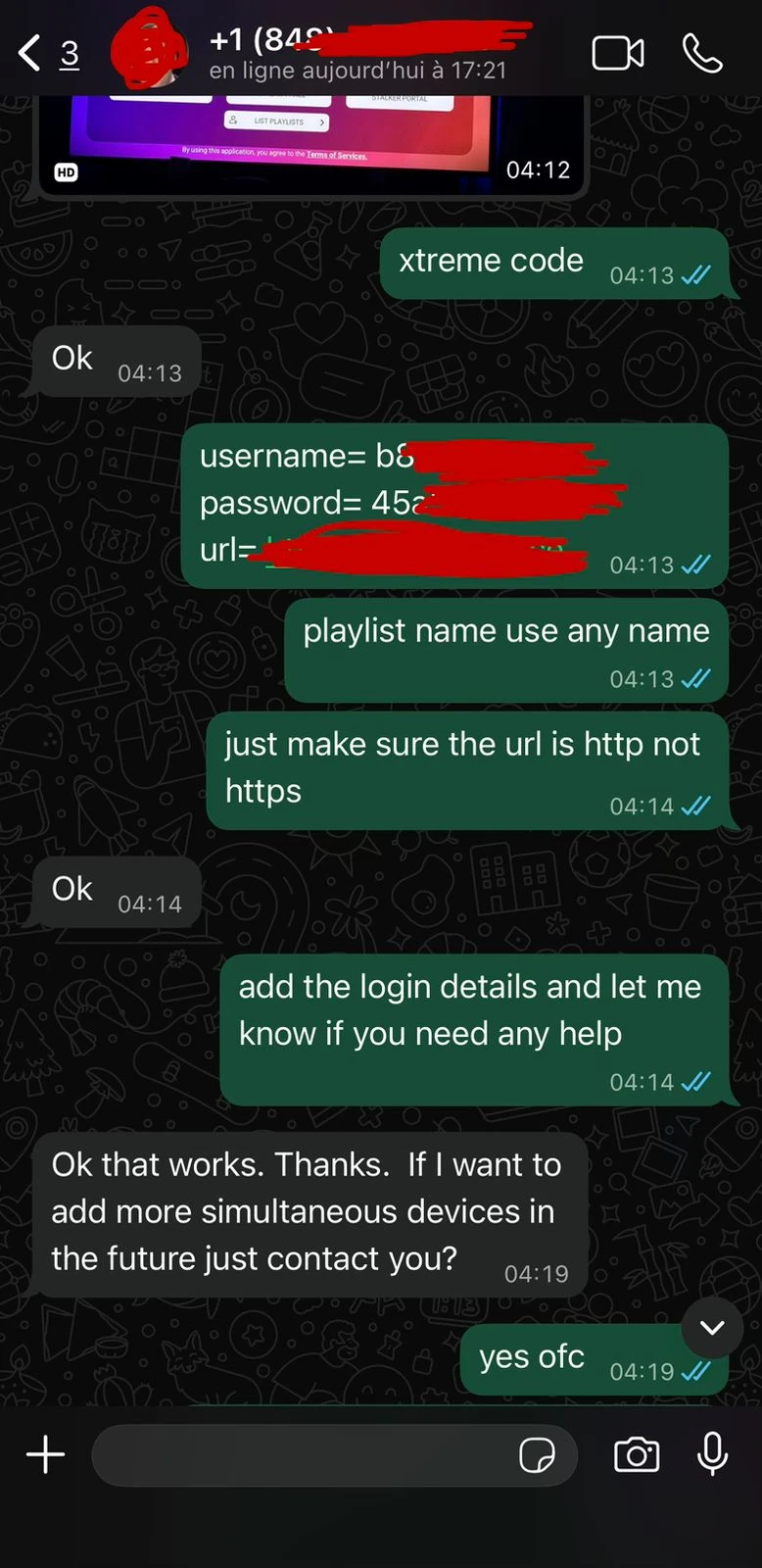 TiviMate app interface connected to IPTV FUSION server on Android TV